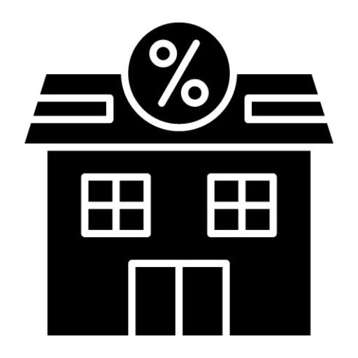 Tax Office Glyph Icon