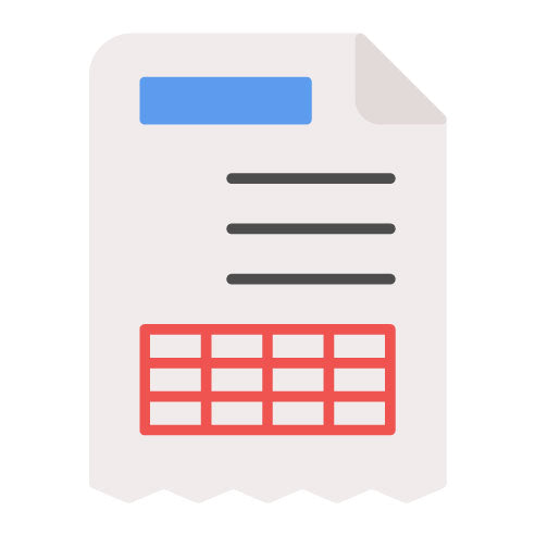 Invoice Flat Icon