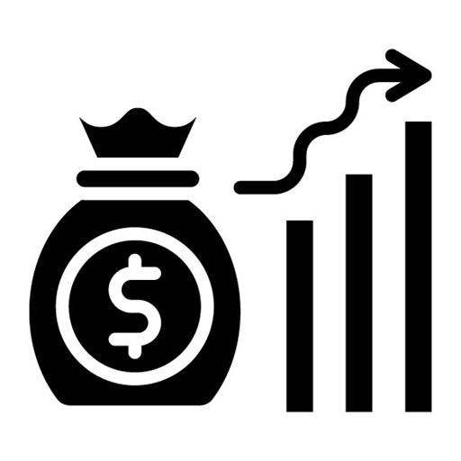 Profit Glyph Icon | Supply Chain