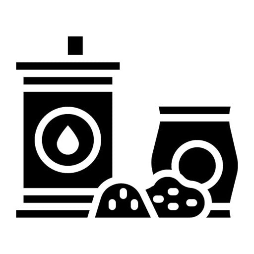Raw Materials Glyph Icon | Supply Chain