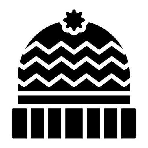 Beanie Glyph Icon | Ski Resort