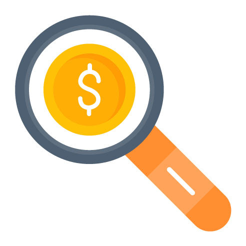 Money Forensics Flat Icon