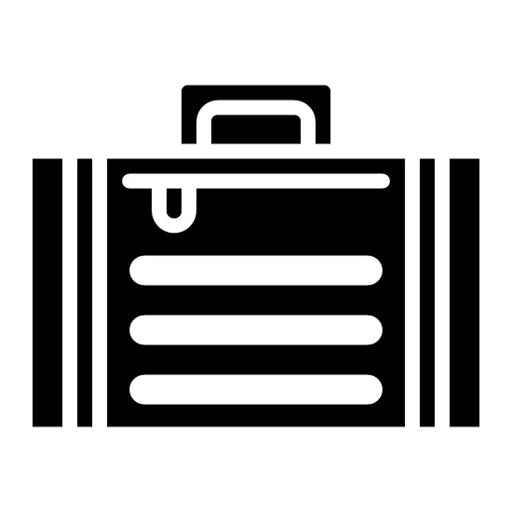 Luggage Glyph Icon | Ski Resort