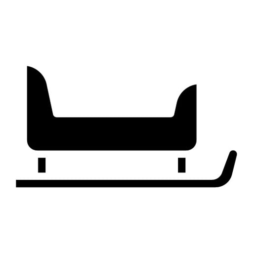 Sled Glyph Icon