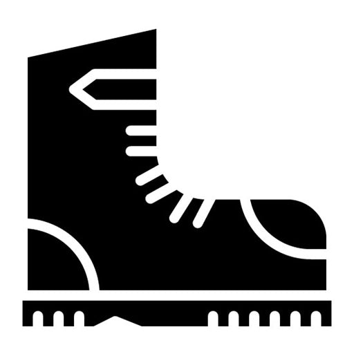 Snow Shoes Glyph Icon