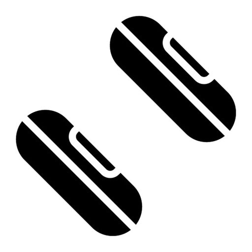 Snow Tube Glyph Icon