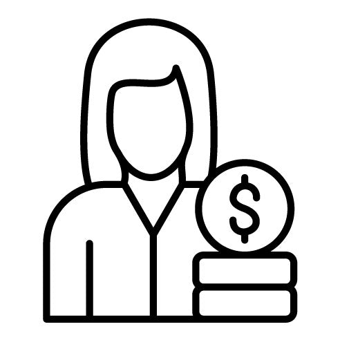 Female Financial Advisor Icon