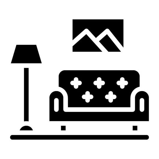 Family Room Glyph Icon