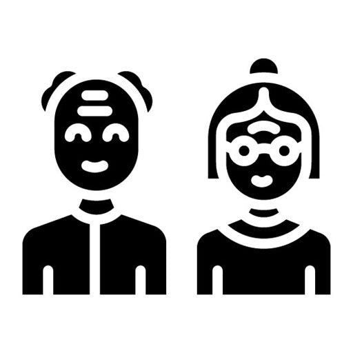 Grandparents Glyph Icon