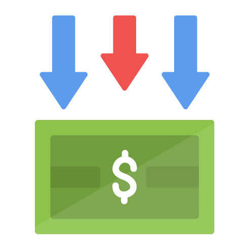 Depreciation Flat Icon