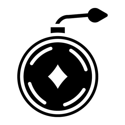 Bomb Glyph Icon | Shooting