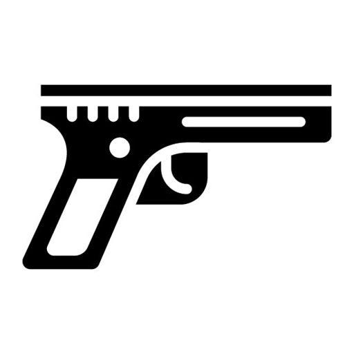 Firearm Glyph Icon | Shooting