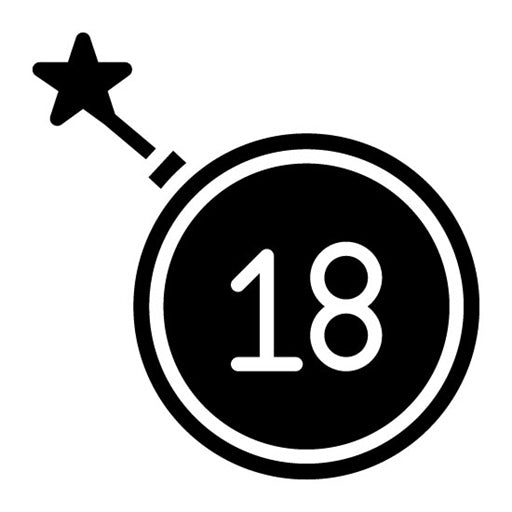 Time Bomb Glyph Icon | Shooting