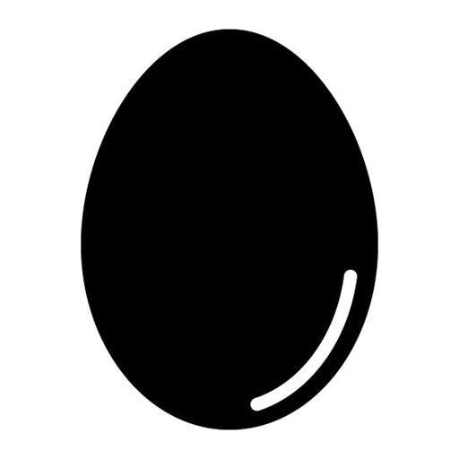 Golden Egg Glyph Icon