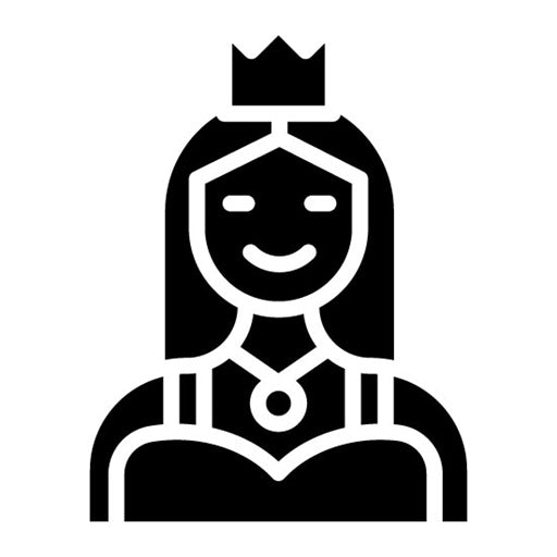 Queen Glyph Icon