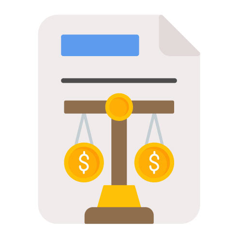 Balance Sheet Flat Icon