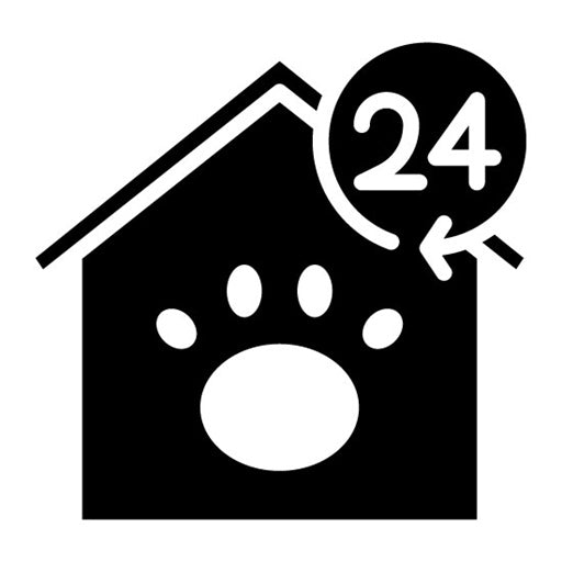 24 hour Vet Glyph Icon