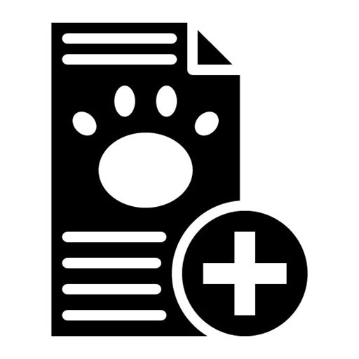 Animal Checkup Glyph Icon