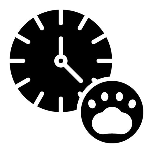 Vet Hours Glyph Icon