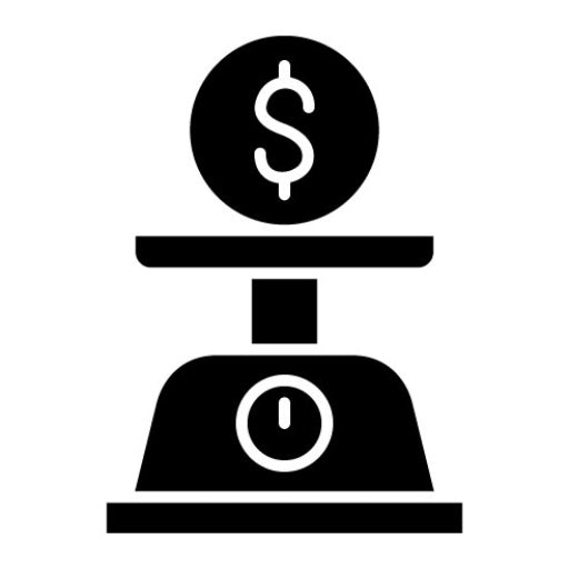Money Standards Glyph Icon