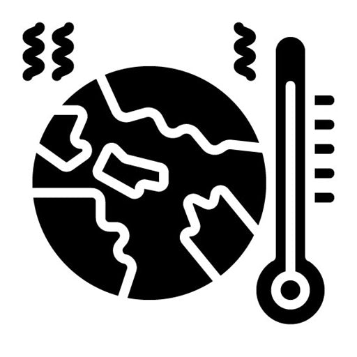 Global Warming Glyph Icon | Rainforest