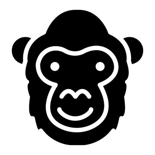 Gorilla Glyph Icon | Rainforest