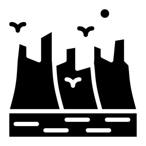 Plateau Glyph Icon | Rainforest