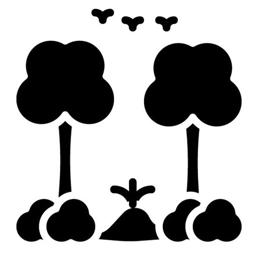 Rainforest Expedition Glyph Icon | Rainforest