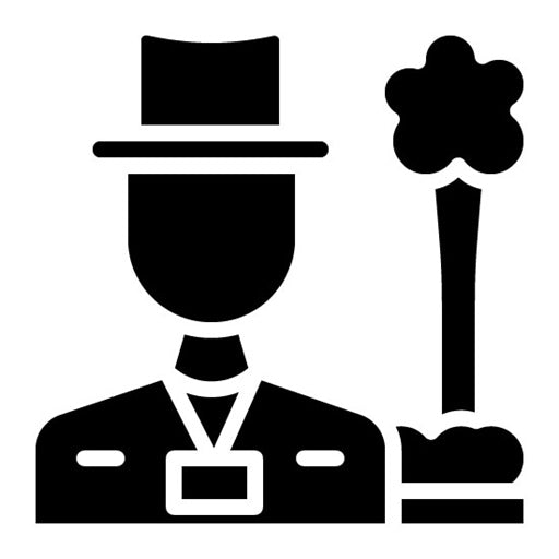 Rainforest Guide Male Glyph Icon