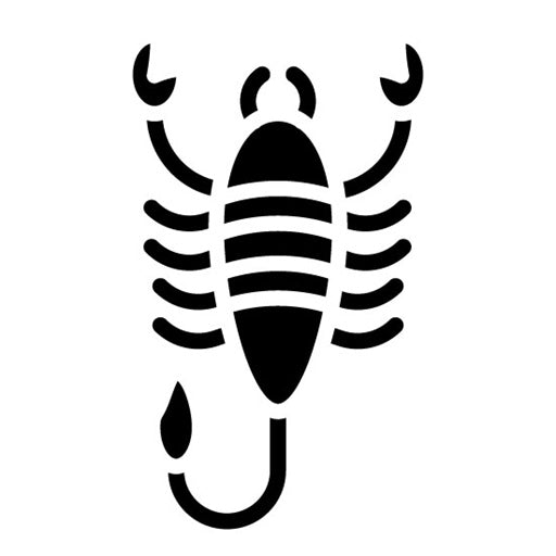 Scorpion Glyph Icon | Rainforest
