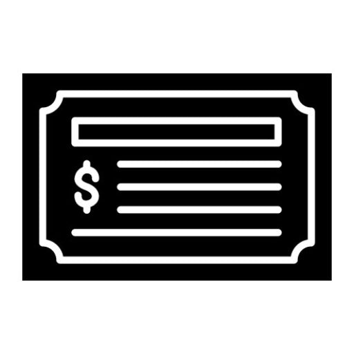 Certificate Glyph Icon