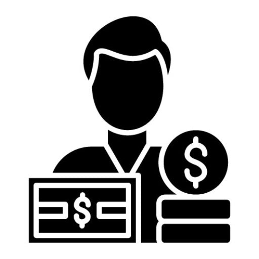 Accountant Glyph Icon