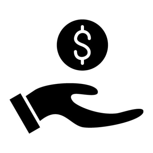 Payable Money Glyph Icon