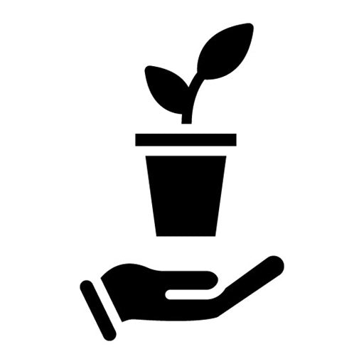 Sustainable Agriculture Glyph Icon | Global Warming