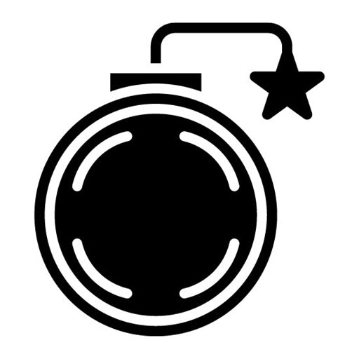 Bomb Glyph Icon