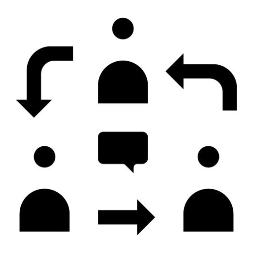 Communication Glyph Icon | Crisis Mangement
