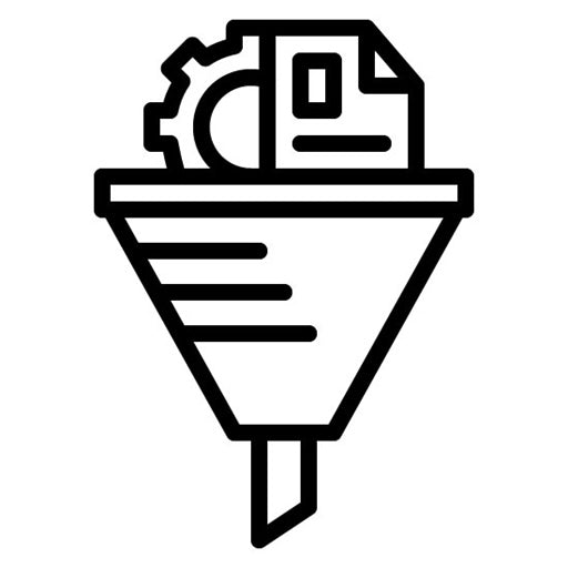 Data Filtering System Icon