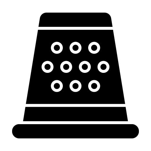 Thimble Glyph Icon | Sewing