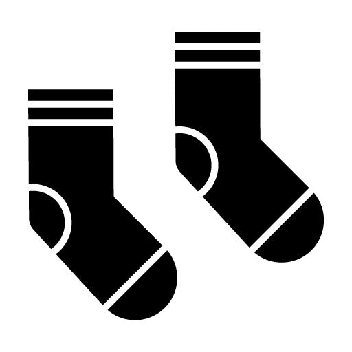 Socks Glyph Icon | Sewing