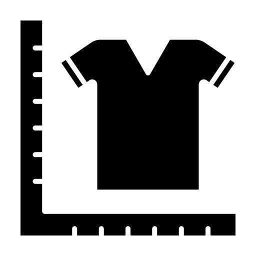 Clothes Measurement Glyph Icon