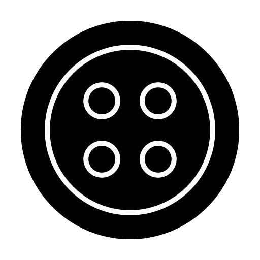 Clothing Button Glyph Icon