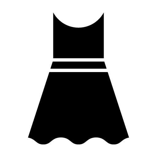 Dress Glyph Icon | Sewing