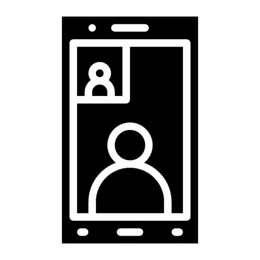 Anime Addiction Glyph Icon