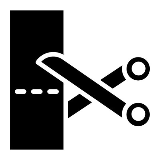 Cutting Glyph Icon