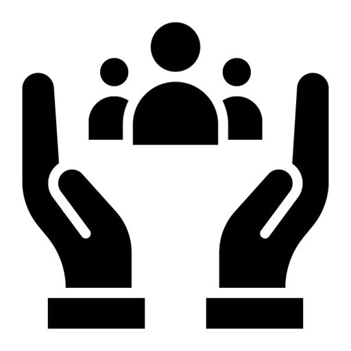 Support Group Glyph Icon