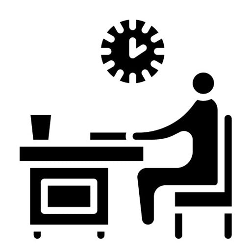 Workaholism Glyph Icon
