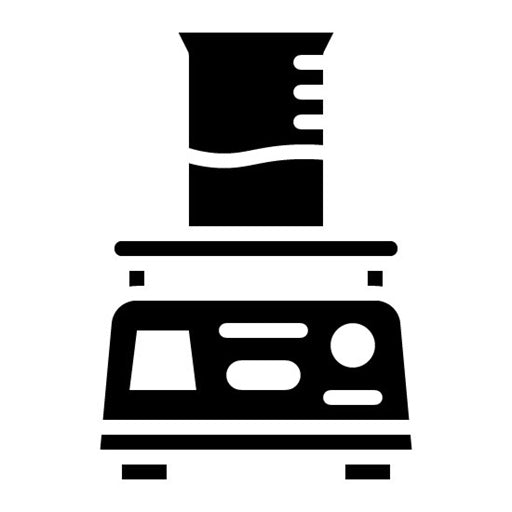 Automated Stirring Devices Glyph Icon