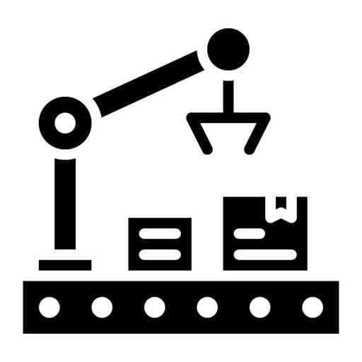 Automation Industry Glyph Icon