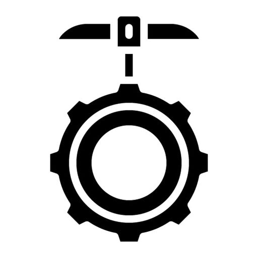 Automation Mining Glyph Icon