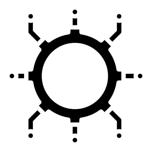 Automation Solutions Glyph Icon